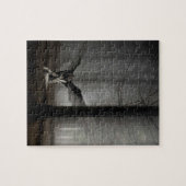 抽象的な天使の落ちたな天使 ジグソーパズル (横)