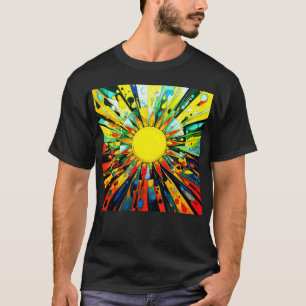 抽象的な太陽 910 Tシャツ