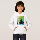 抽象的な女の子のホッケー (正面フル)