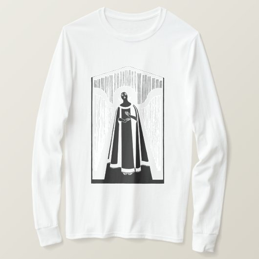 抽象的な女性のドローイングアートビンテージミニマリスト Tシャツ (デザイン正面)