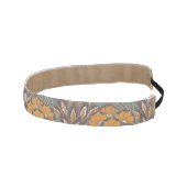 抽象的な孔雀の羽パターン アスレチックヘッドバンド (右)