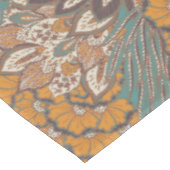 抽象的な孔雀の羽パターン テーブルクロス (アングル)