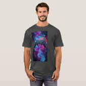 抽象的な宇宙のゲームコントローラーTシャツ Tシャツ (正面フル)