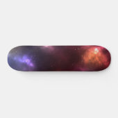 抽象的な宇宙の星座デザイン スケートボード (横)