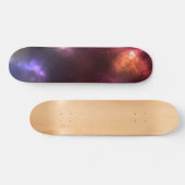 抽象的な宇宙の星座デザイン スケートボード (横)