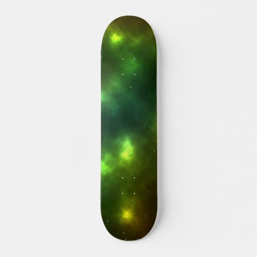 抽象的な宇宙の星座デザイン スケートボード (正面)
