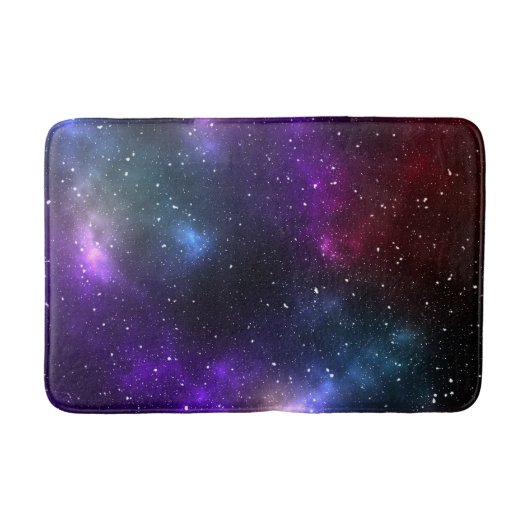 抽象的な宇宙の星座デザイン バスマット (正面)