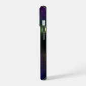 抽象的な宇宙の星座デザイン iPhone 15ケース (左側面)