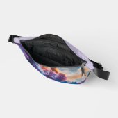 抽象的な宇宙の星雲アート - カラフルな宇宙 ファニーパック (見開き)