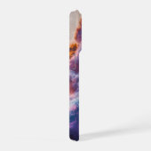 抽象的な宇宙の星雲アート - カラフルなiPhoneケース iPhoneケース (右側面)