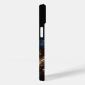 抽象的な宇宙の稲妻 - 電気青と Case-Mate iPhoneケース (裏面 / 右)