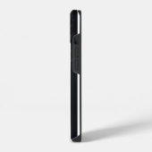 抽象的な宇宙の稲妻 - 電気青と iPhoneケース (左側面)