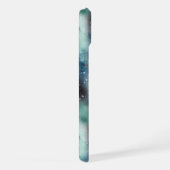 抽象的な宇宙の風景パターン iPhoneケース (右側面)