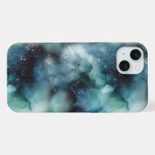 抽象的な宇宙の風景パターン iPhoneケース (裏面横)