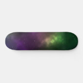 抽象的な宇宙空間の星座デザイン スケートボード (横)