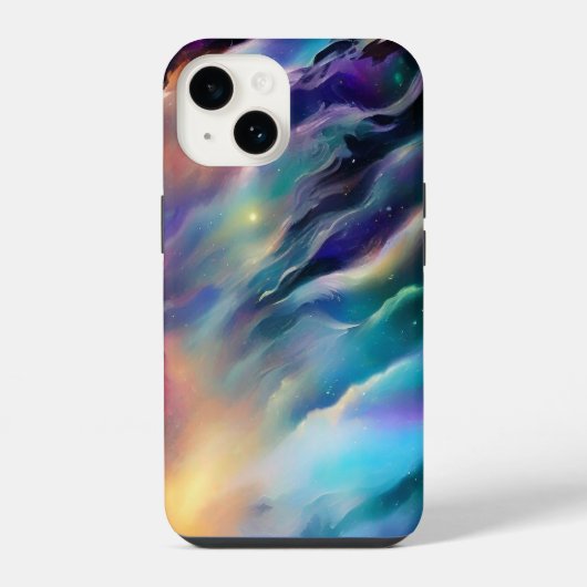 抽象的な宇宙 iPhoneケース (裏面)