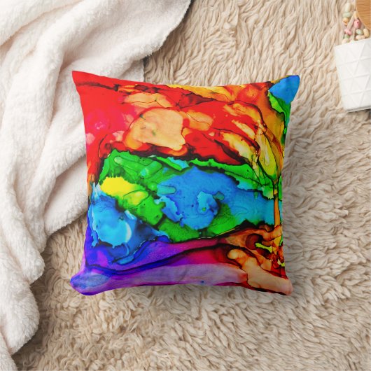 抽象的な少し クッション (ブランケット)