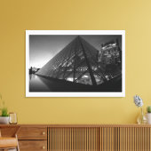 抽象的な屋根 キャンバスプリント (インサイチュ (リビング))