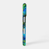 抽象的な層 iPhone 16ケース (右側面)
