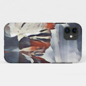 抽象的な山の自然の風景 Case-Mate iPhoneケース (裏面(横))