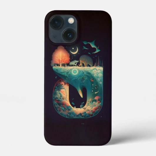 抽象的な幻想の不可能な物体の世界 Case-Mate iPhoneケース (裏面)