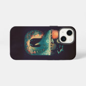 抽象的な幻想の不可能な物体の世界 iPhoneケース (裏面横)