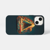 抽象的な幻想の世界 不可能オブジェクト iPhoneケース (裏面横)