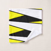 抽象的な幼虫のマダラチョウタオルセット バスタオルセット (ウォッシュタオル)