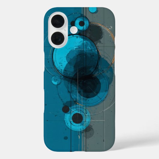 抽象的な幾何学アート Case-Mate iPhoneケース (裏面)