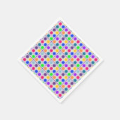 🎨 抽象的な幾何学模様のカラフルなパーティースタイル スタンダードカクテルナプキン (角)
