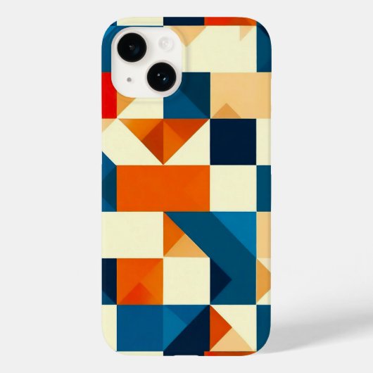 抽象的な幾何学模様 Case-Mate iPhoneケース (裏面)