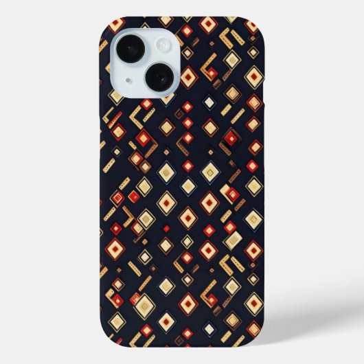 抽象的な幾何学模様 Case-Mate iPhoneケース (裏面)