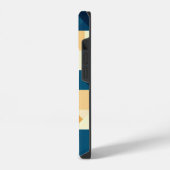 抽象的な幾何学模様 iPhoneケース (左側面)