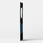 抽象的な幾何学的な円のゴールドグリッター箔 Case-Mate iPhoneケース (裏面 / 左)