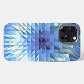 抽象的な幾何学的な多角形のテクスチャ iPhoneケース (裏面横)