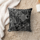 抽象的な幾何学的図形 クッション (ブランケット)