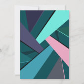 抽象的な幾何学的形状6 サンキューカード (裏面)