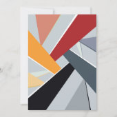 抽象的な幾何学的形状 2 サンキューカード (正面)