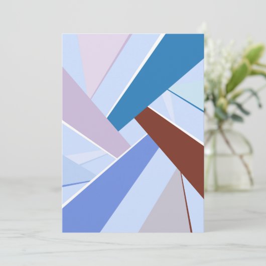抽象的な幾何学的形状 3 サンキューカード (スタンド正面)
