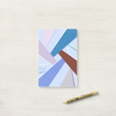 抽象的な幾何学的形状 3 ポストイット (デスク上)