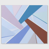 抽象的な幾何学的形状 3 ラッピングペーパー (フラット)