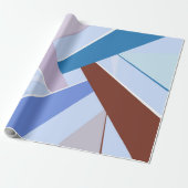抽象的な幾何学的形状 3 ラッピングペーパー (アンロールド)