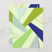 抽象的な幾何学的形状 4 ポストカード (正面/裏面)