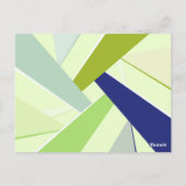 抽象的な幾何学的形状 4 ポストカード (裏面)