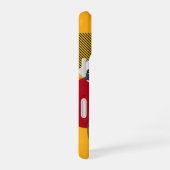 抽象的な幾何学的色彩の構成 iPhone 16ケース (右側面)