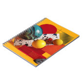 抽象的な幾何学的色彩構成 ノートブック (左側)