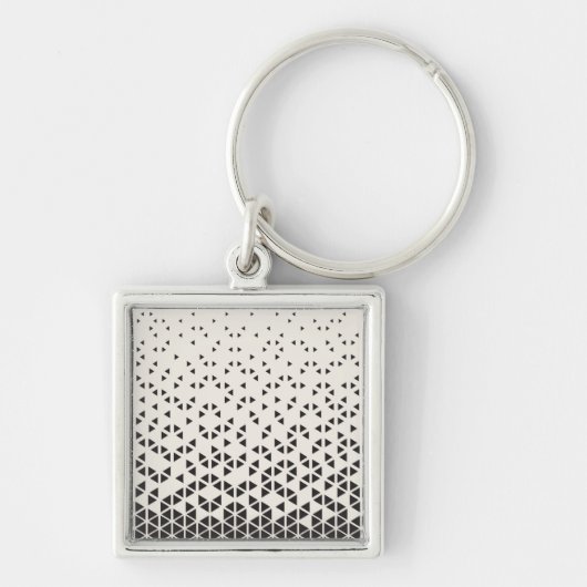 抽象的な幾何学的設計 キーホルダー (正面)