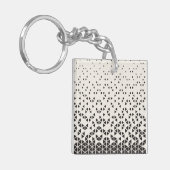 抽象的な幾何学的設計 キーホルダー (正面左)