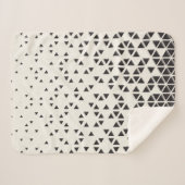 抽象的な幾何学的設計 シェルパブランケット (正面(横))