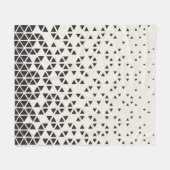 抽象的な幾何学的設計 フリースブランケット (正面(横))